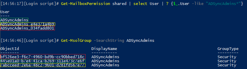 Azure AD Security groups in ExO PowerShell