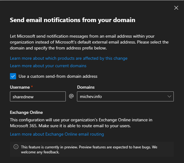  Use Custom Domain For Email Notifications Within Microsoft 365 Blog
