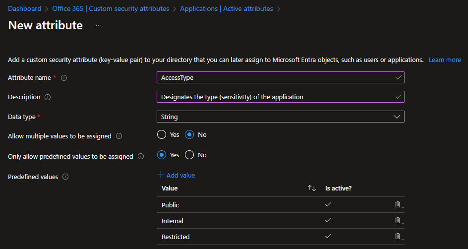 Scoping conditional access policies to “tagged” applications
