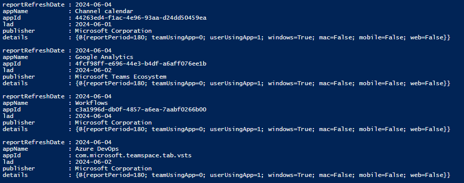 How to fetch data for reports Microsoft is yet to provide Graph API endpoints for