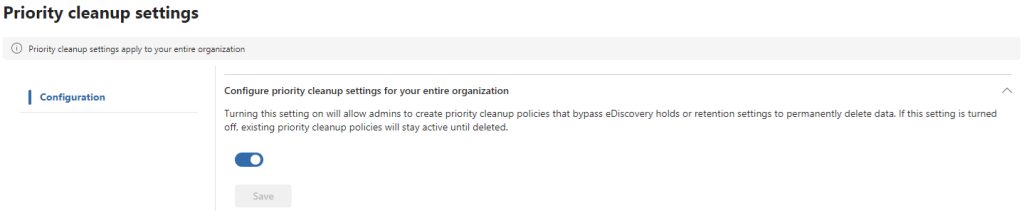 Priority cleanup enables removal of items on hold from Microsoft 365 mailboxes (part 1)