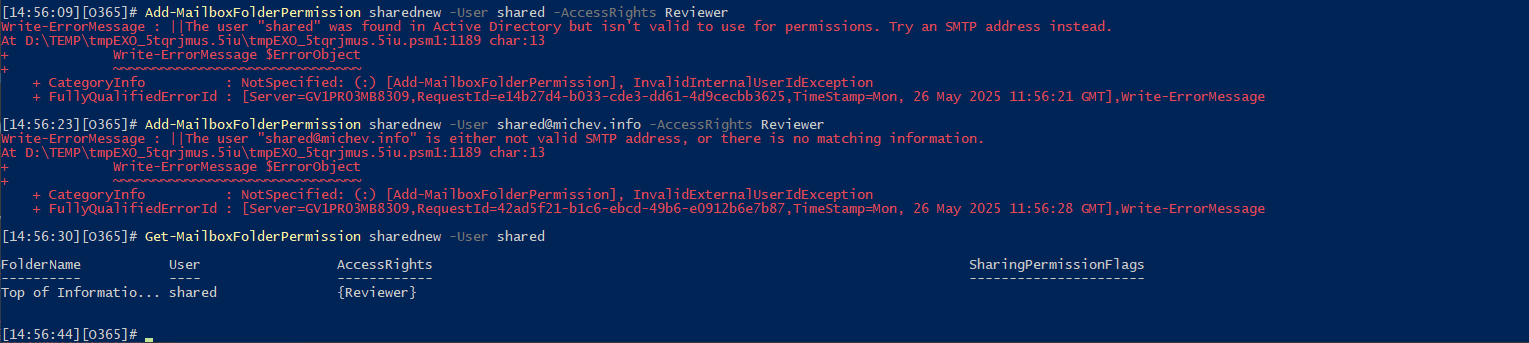 You can no longer delegate folder-level permissions to a shared mailbox You can no longer delegate folder-level permissions to a shared mailbox